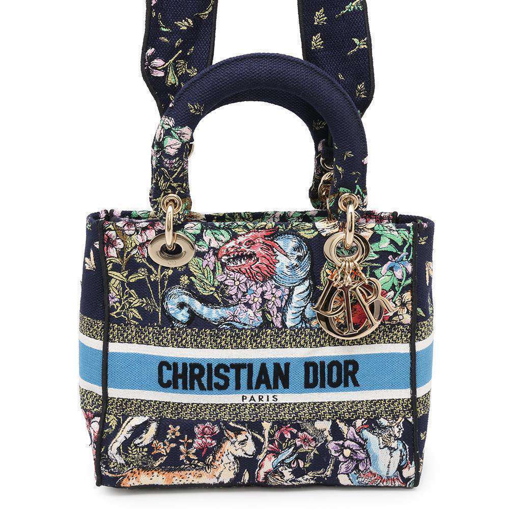 Christian Dior Lady Delight Canvas Handbag Shoulder Bag